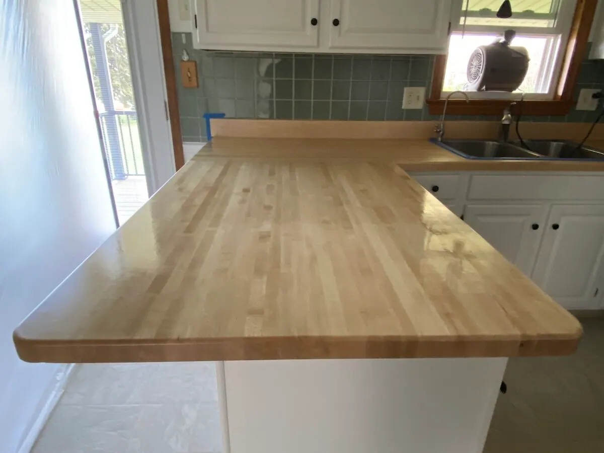 New kitchen counter top from a remodel done in Lancaster PA
